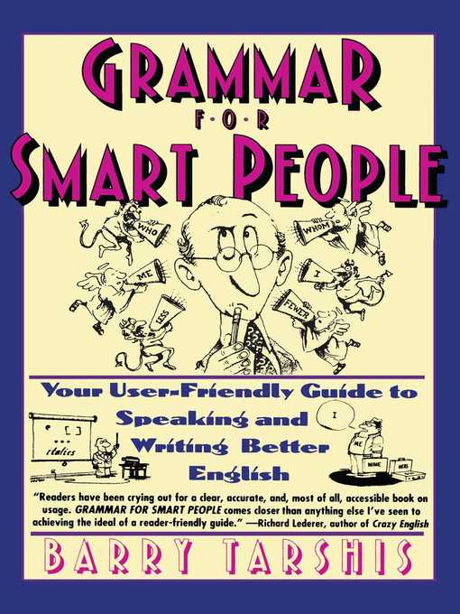Cover image for Grammar for Smart People